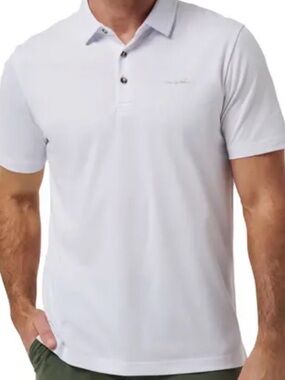 Travis Mathew Zinna 2.0 Polo Shirt White 3XL NWT Golf Performance